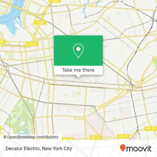 Decatur Electric map
