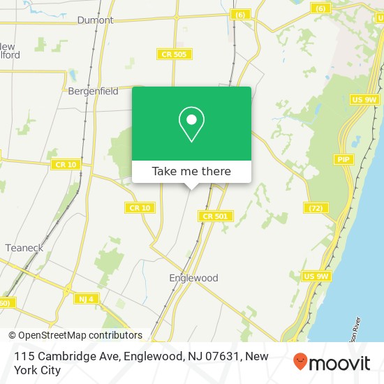 115 Cambridge Ave, Englewood, NJ 07631 map