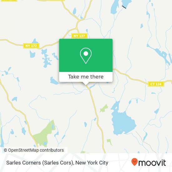 Sarles Corners (Sarles Cors) map