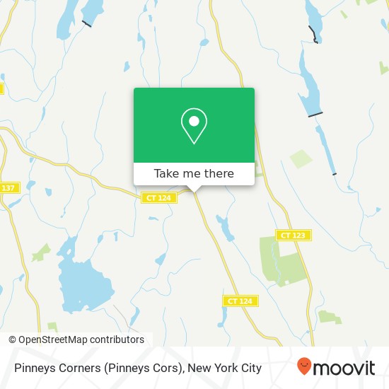 Pinneys Corners (Pinneys Cors) map