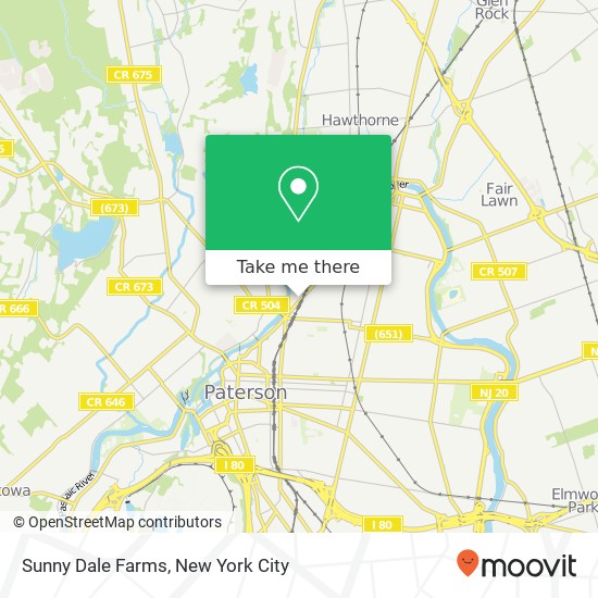 Sunny Dale Farms map