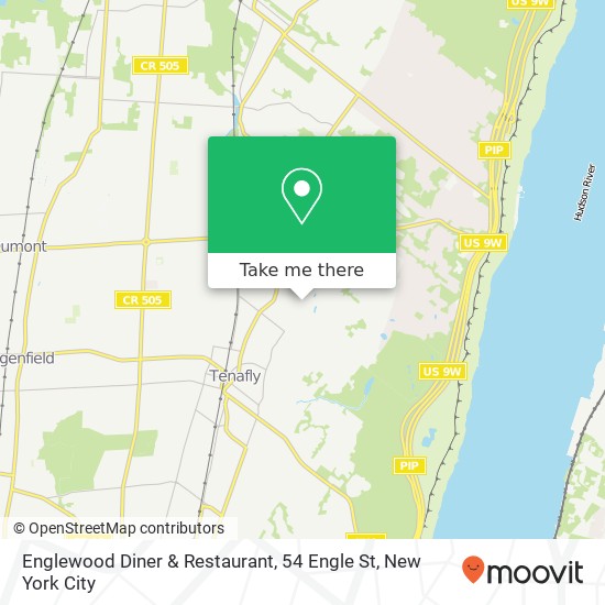 Englewood Diner & Restaurant, 54 Engle St map