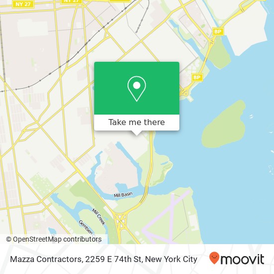 Mapa de Mazza Contractors, 2259 E 74th St