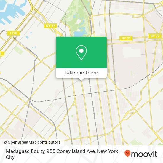 Mapa de Madagasc Equity, 955 Coney Island Ave