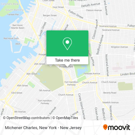 Michener Charles map