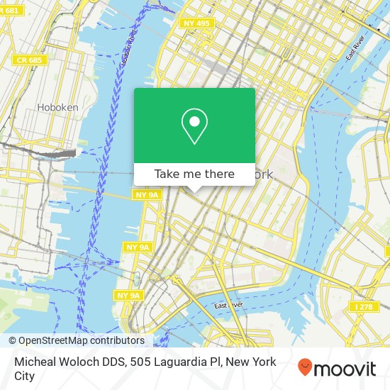 Micheal Woloch DDS, 505 Laguardia Pl map