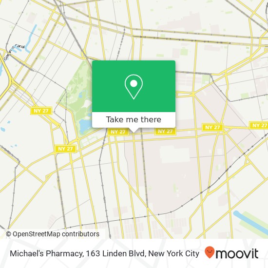Michael's Pharmacy, 163 Linden Blvd map