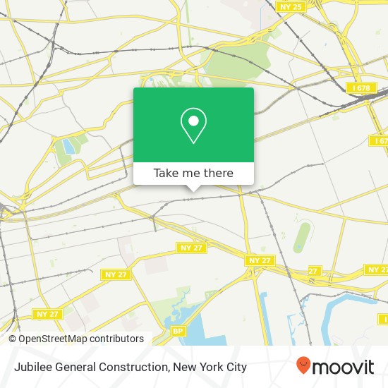Jubilee General Construction map