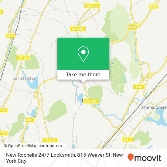 New Rochelle 24 / 7 Locksmith, 815 Weaver St map