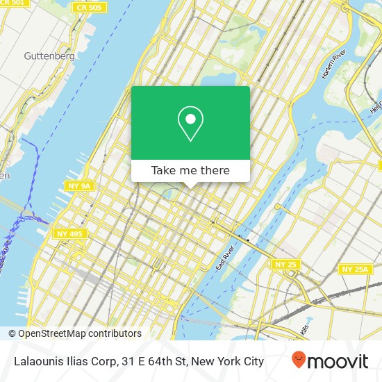 Lalaounis Ilias Corp, 31 E 64th St map