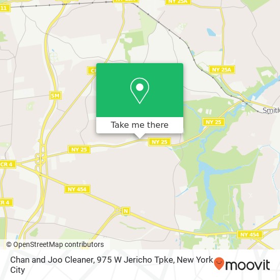 Mapa de Chan and Joo Cleaner, 975 W Jericho Tpke