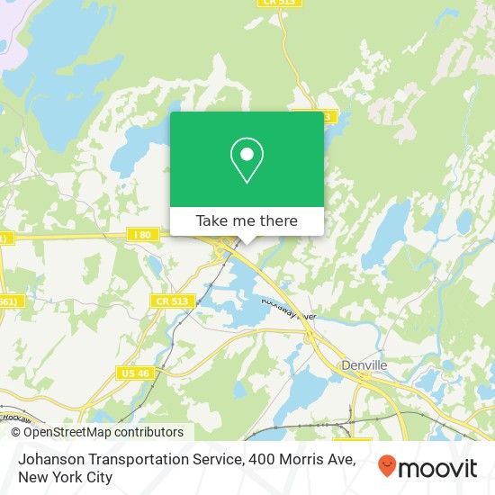Johanson Transportation Service, 400 Morris Ave map