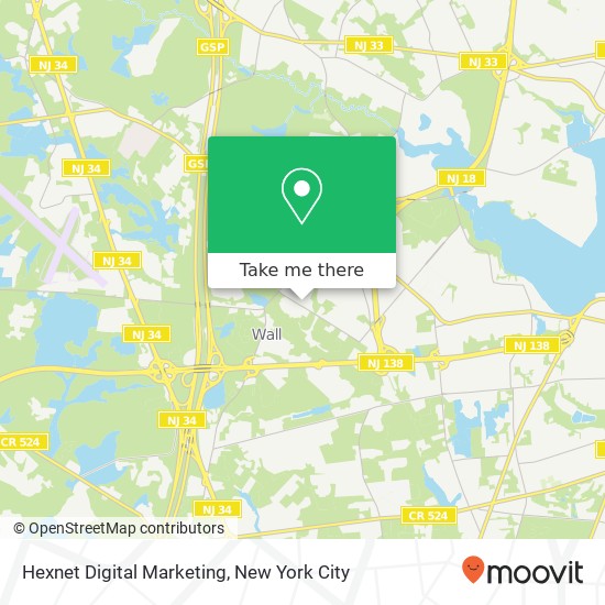 Hexnet Digital Marketing map