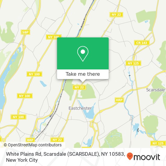 Mapa de White Plains Rd, Scarsdale (SCARSDALE), NY 10583
