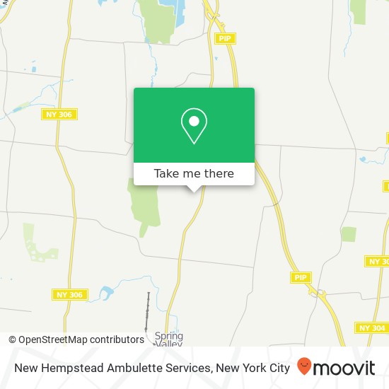 Mapa de New Hempstead Ambulette Services