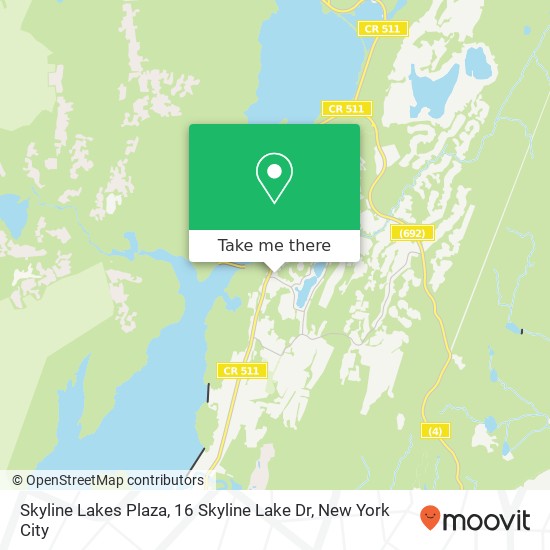 Mapa de Skyline Lakes Plaza, 16 Skyline Lake Dr