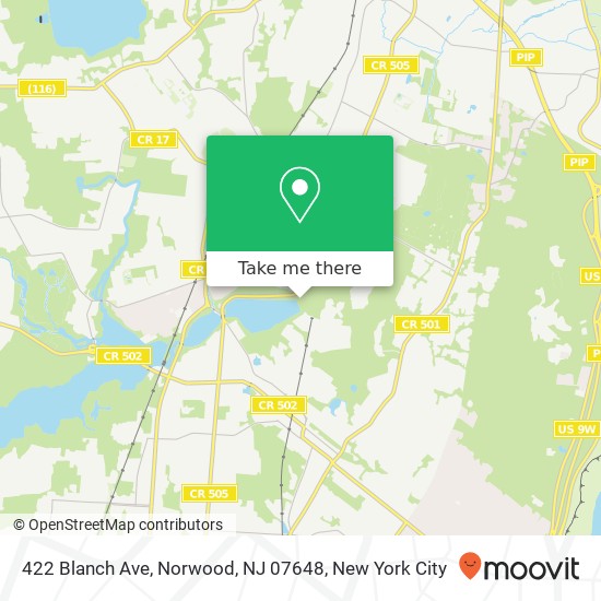 422 Blanch Ave, Norwood, NJ 07648 map