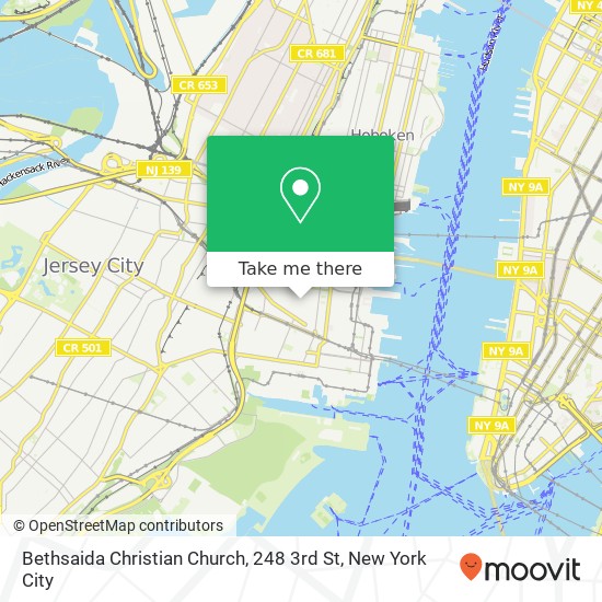 Mapa de Bethsaida Christian Church, 248 3rd St
