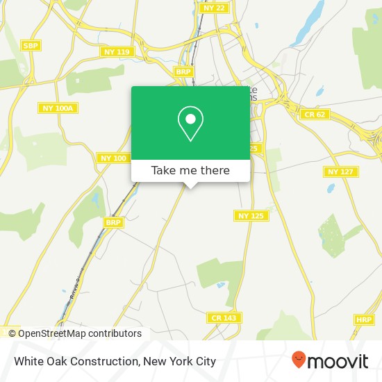 Mapa de White Oak Construction