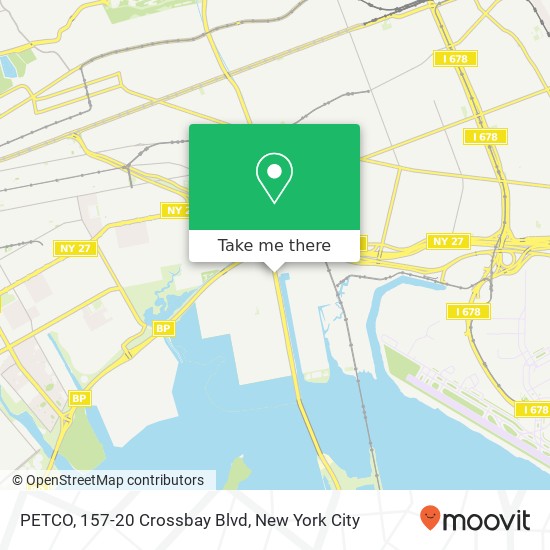 PETCO, 157-20 Crossbay Blvd map
