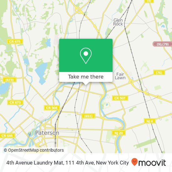 4th Avenue Laundry Mat, 111 4th Ave map
