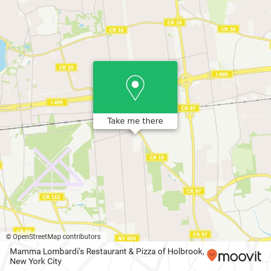 Mapa de Mamma Lombardi's Restaurant & Pizza of Holbrook