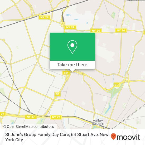 Mapa de St John's Group Family Day Care, 64 Stuart Ave