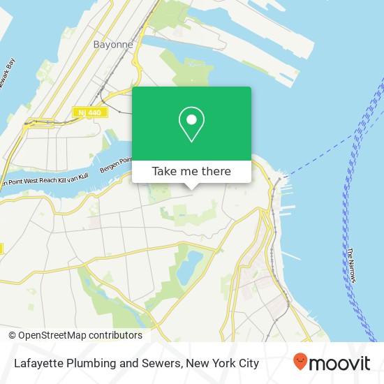 Lafayette Plumbing and Sewers map
