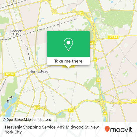 Heavenly Shopping Service, 489 Midwood St map
