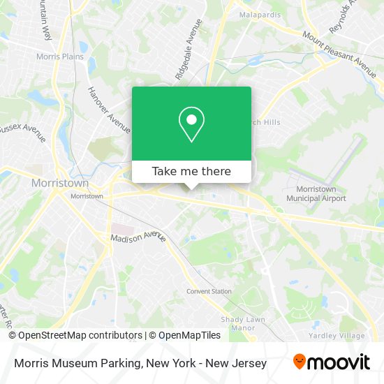 Mapa de Morris Museum Parking