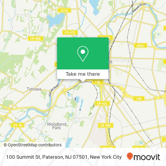 100 Summit St, Paterson, NJ 07501 map