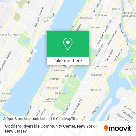 Mapa de Goddard Riverside Community Center