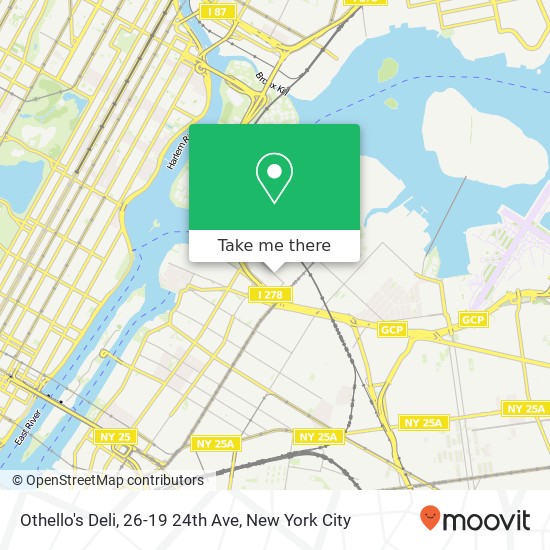 Mapa de Othello's Deli, 26-19 24th Ave