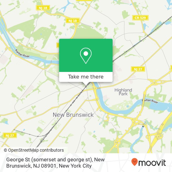 George St (somerset and george st), New Brunswick, NJ 08901 map