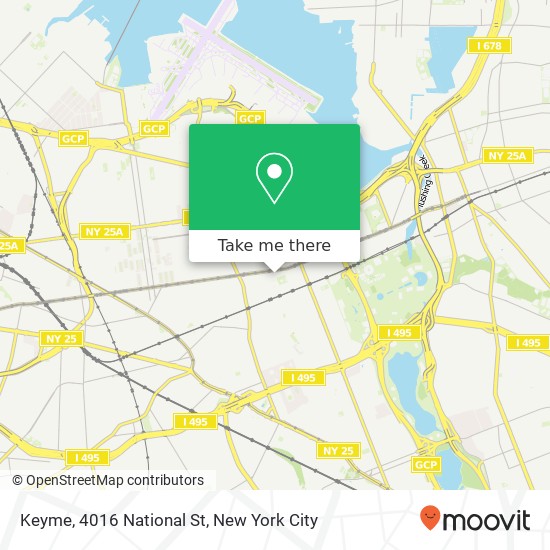 Keyme, 4016 National St map