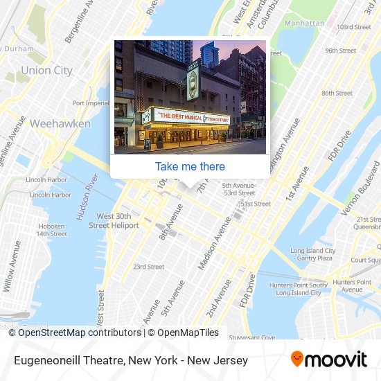 Eugeneoneill Theatre map