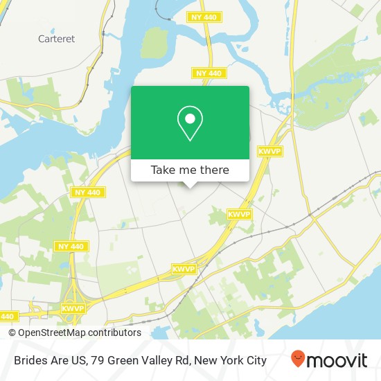 Mapa de Brides Are US, 79 Green Valley Rd