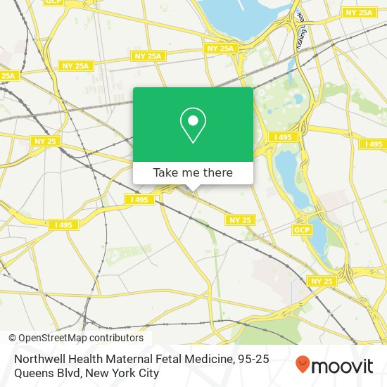 Northwell Health Maternal Fetal Medicine, 95-25 Queens Blvd map
