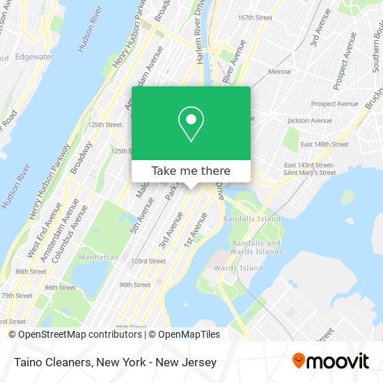 Taino Cleaners map