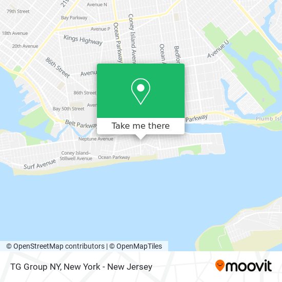 TG Group NY map