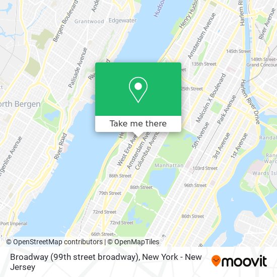 Mapa de Broadway (99th street broadway)