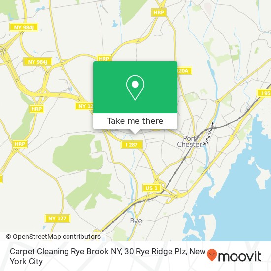 Mapa de Carpet Cleaning Rye Brook NY, 30 Rye Ridge Plz