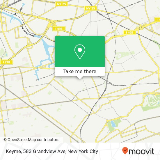 Mapa de Keyme, 583 Grandview Ave