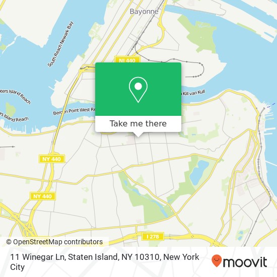 11 Winegar Ln, Staten Island, NY 10310 map