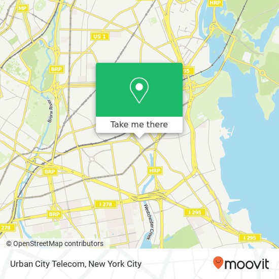 Mapa de Urban City Telecom