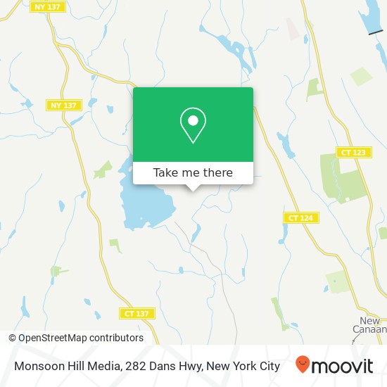 Mapa de Monsoon Hill Media, 282 Dans Hwy