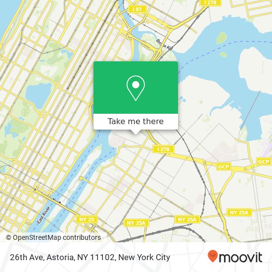 26th Ave, Astoria, NY 11102 map