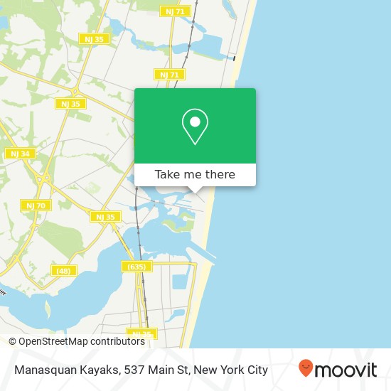 Mapa de Manasquan Kayaks, 537 Main St