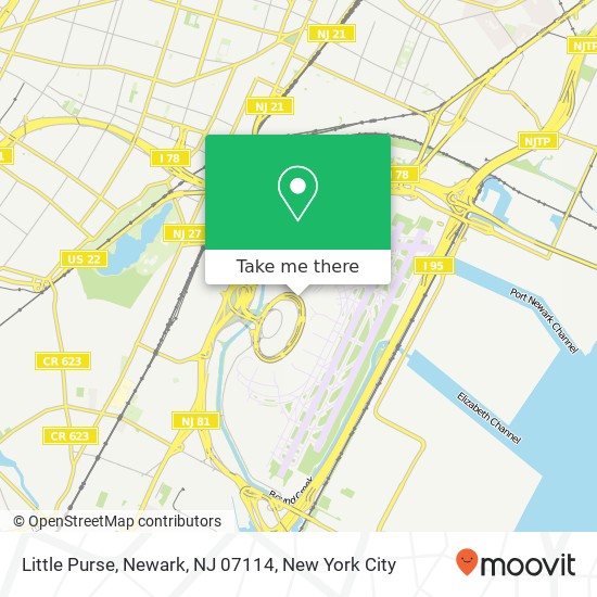 Mapa de Little Purse, Newark, NJ 07114