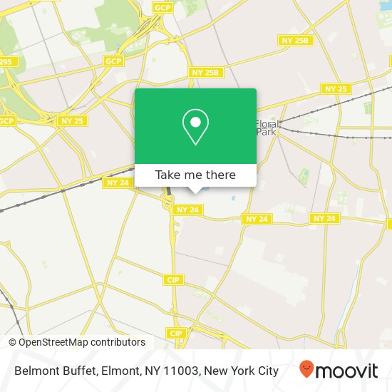 Belmont Buffet, Elmont, NY 11003 map
